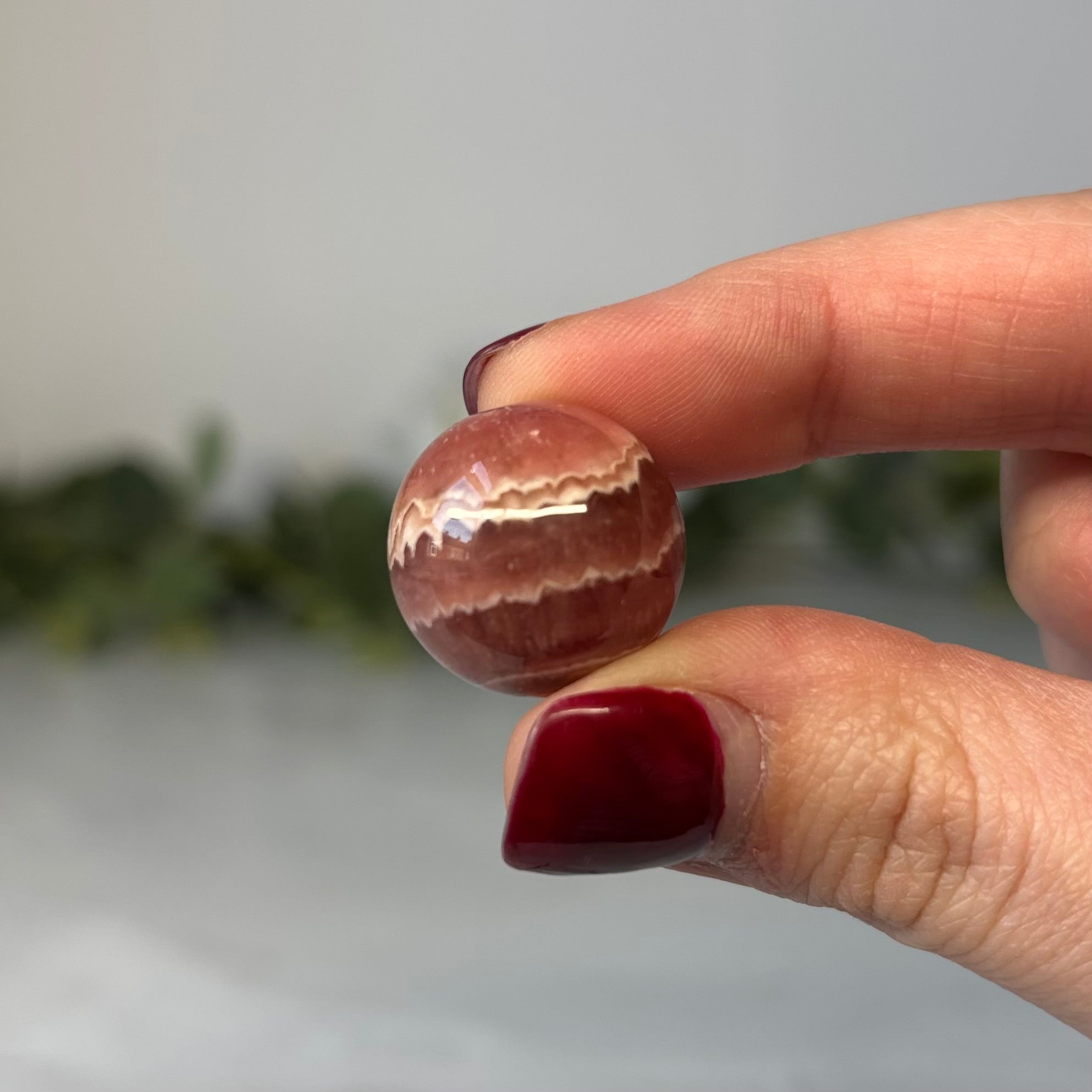 Rhodochrosite sphere