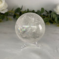 Clear quartz sphere