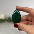 Malachite cabochon