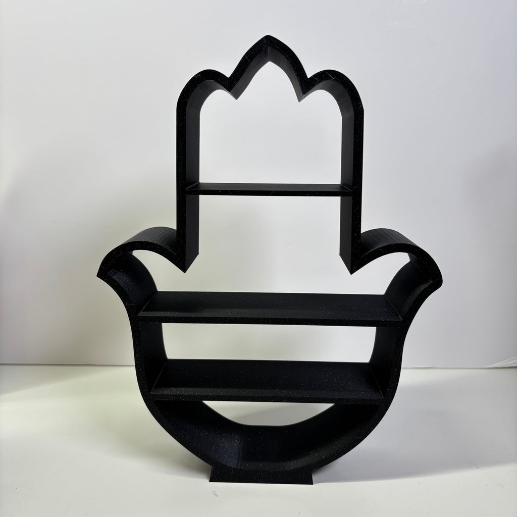 Black galaxy hand shelf
