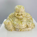 Green jade Laughing Buddha