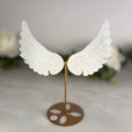 Selenite angel wings