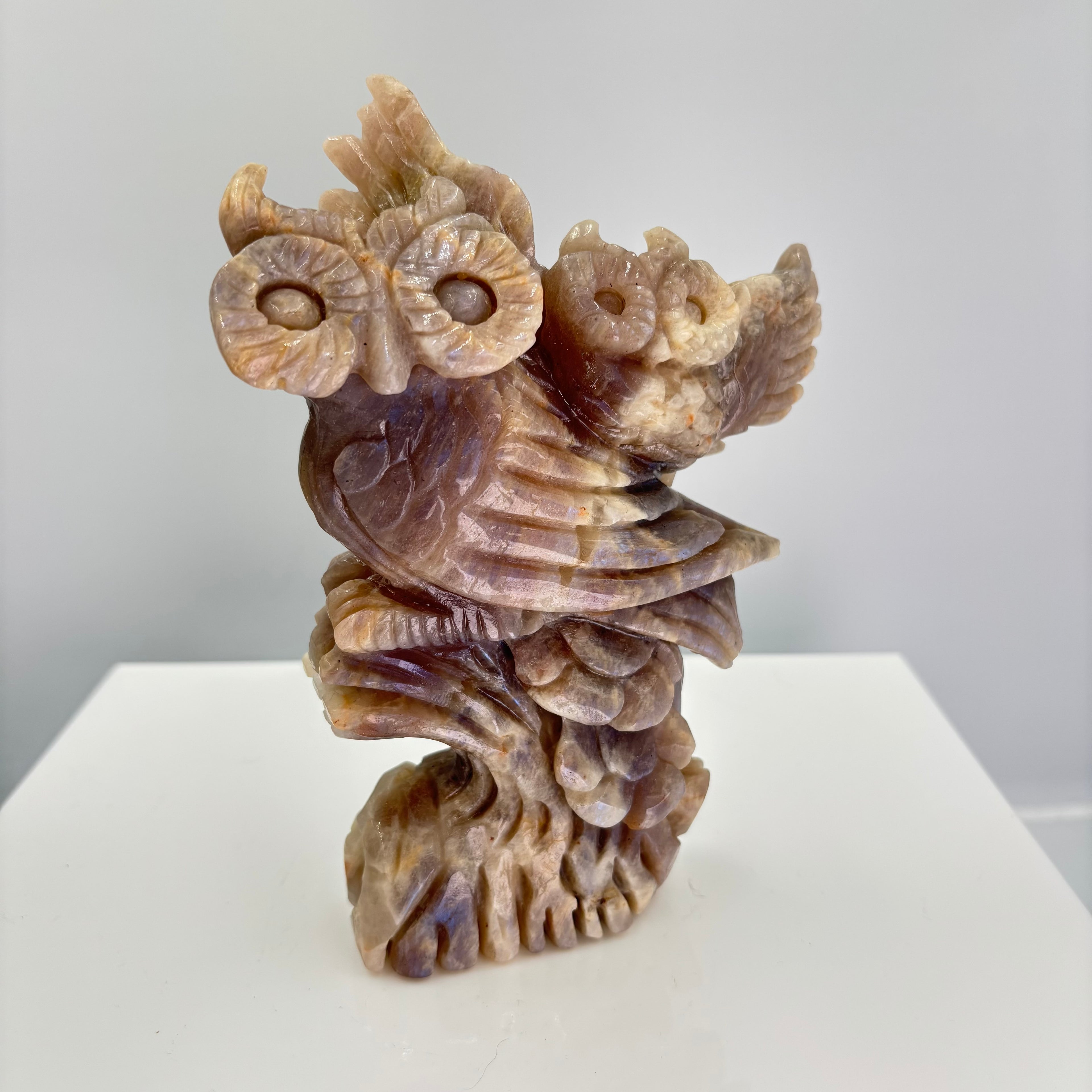 Moonstone owls