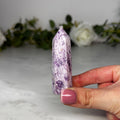 Lilac charoite tower