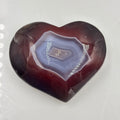 Swazi agate heart