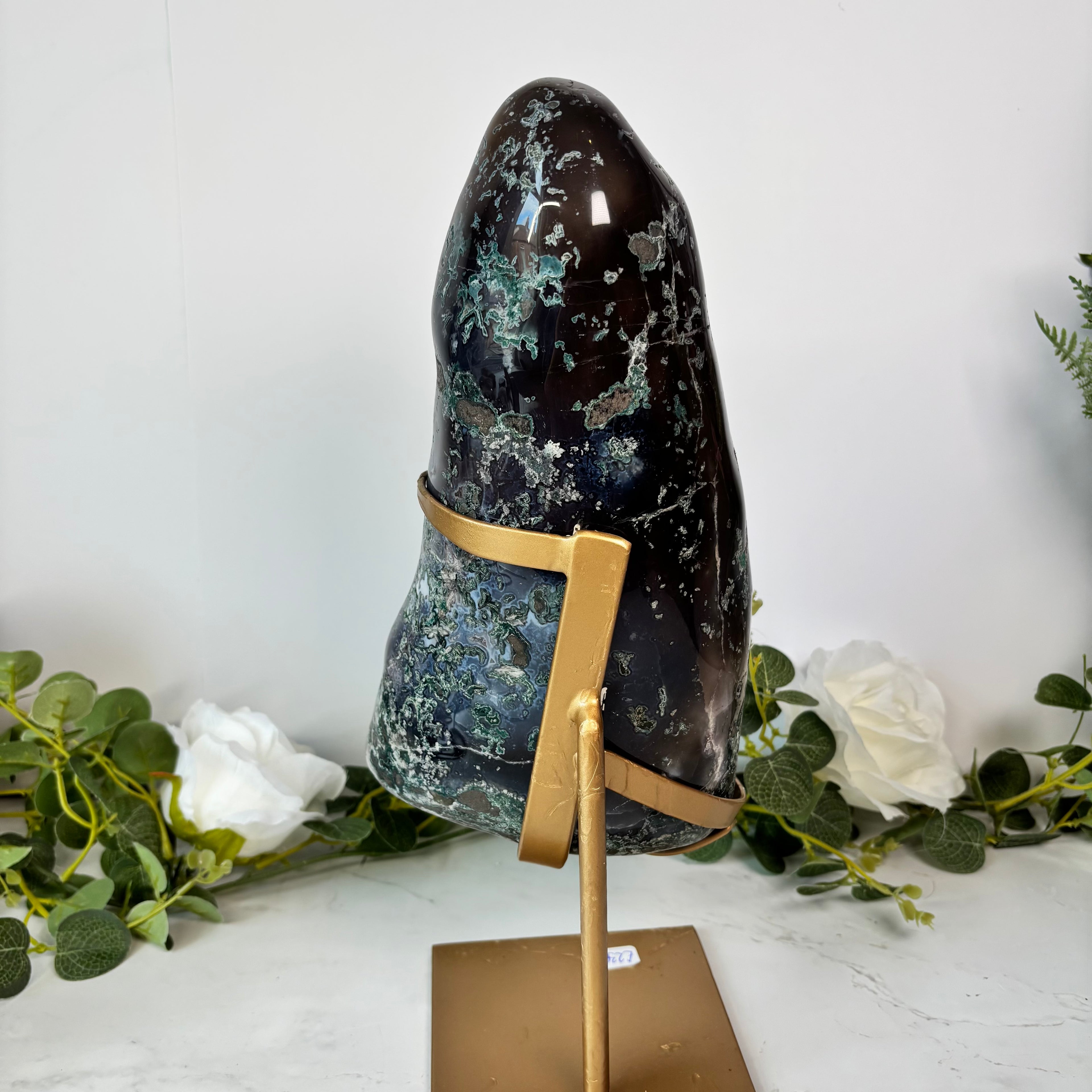 Polished amethyst church on stand 3.2KG