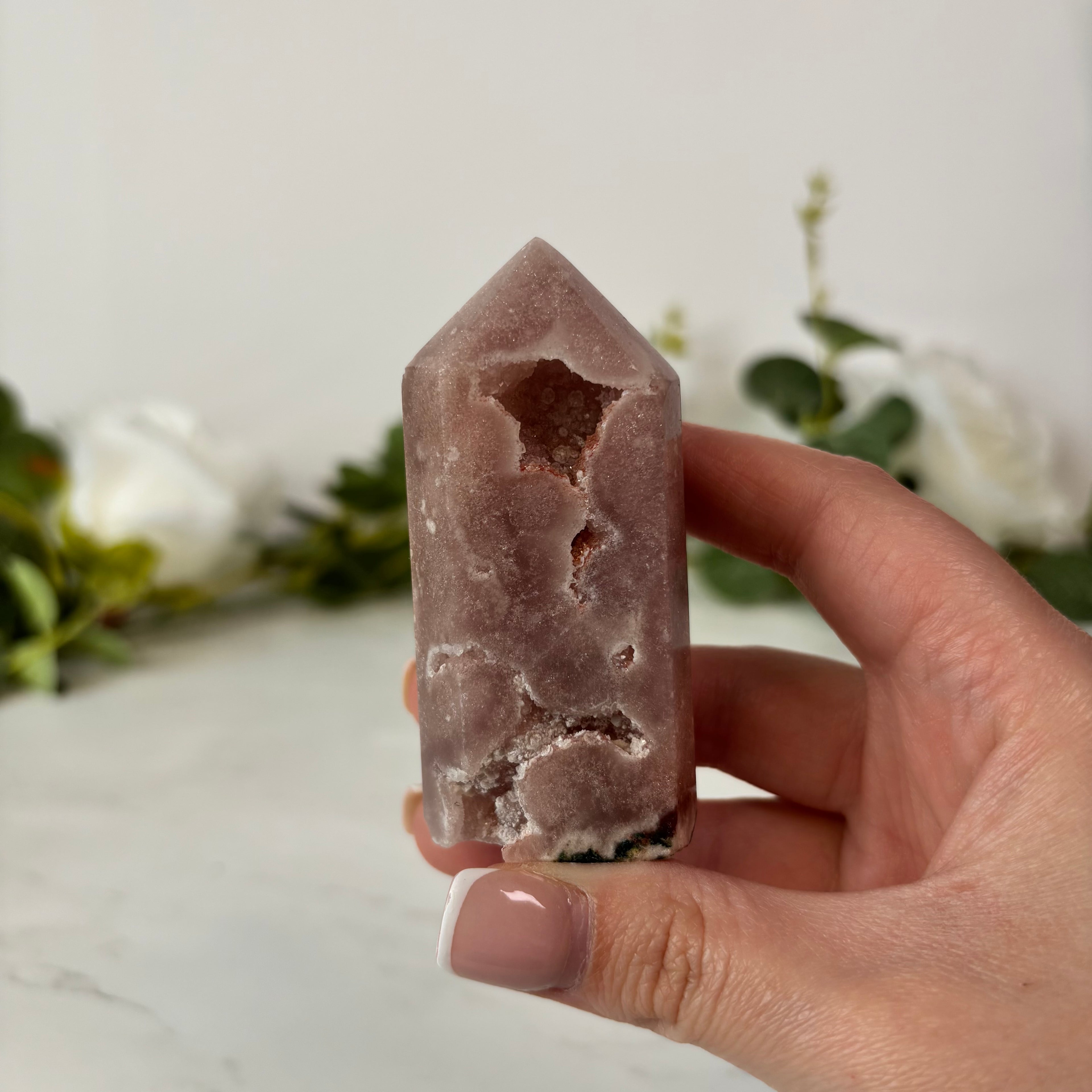 Pink amethyst tower