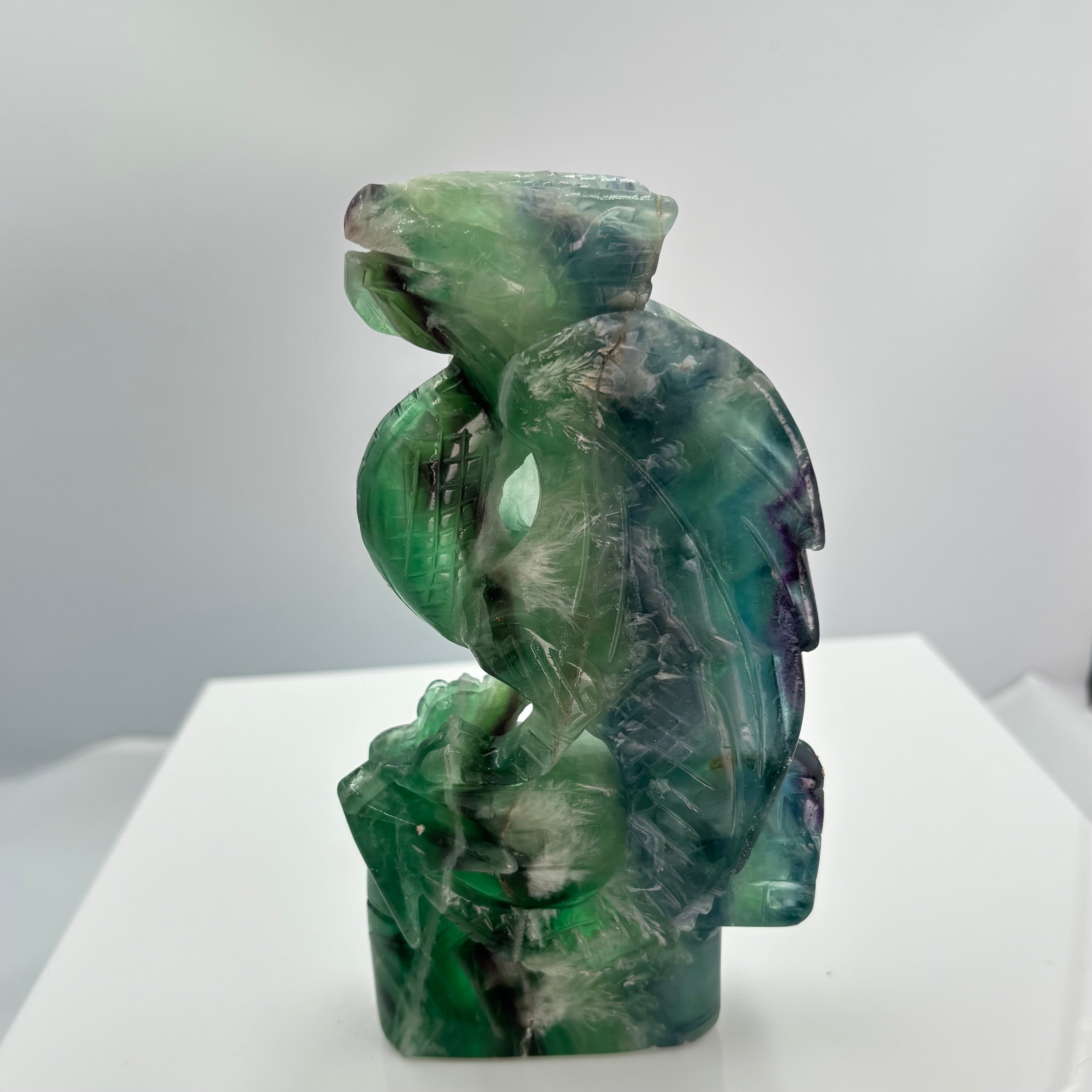 Feather fluorite dragon