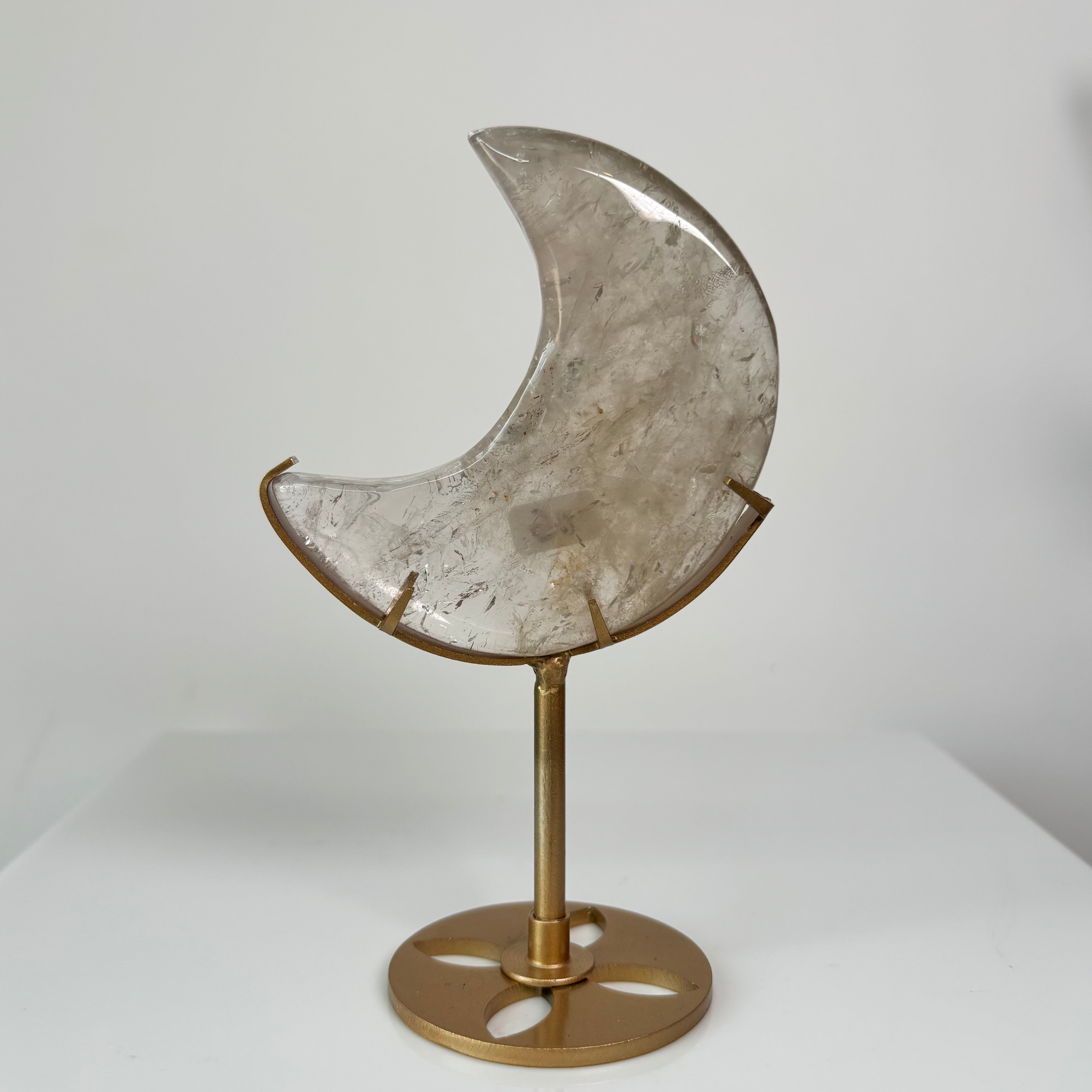 Smokey quartz moon