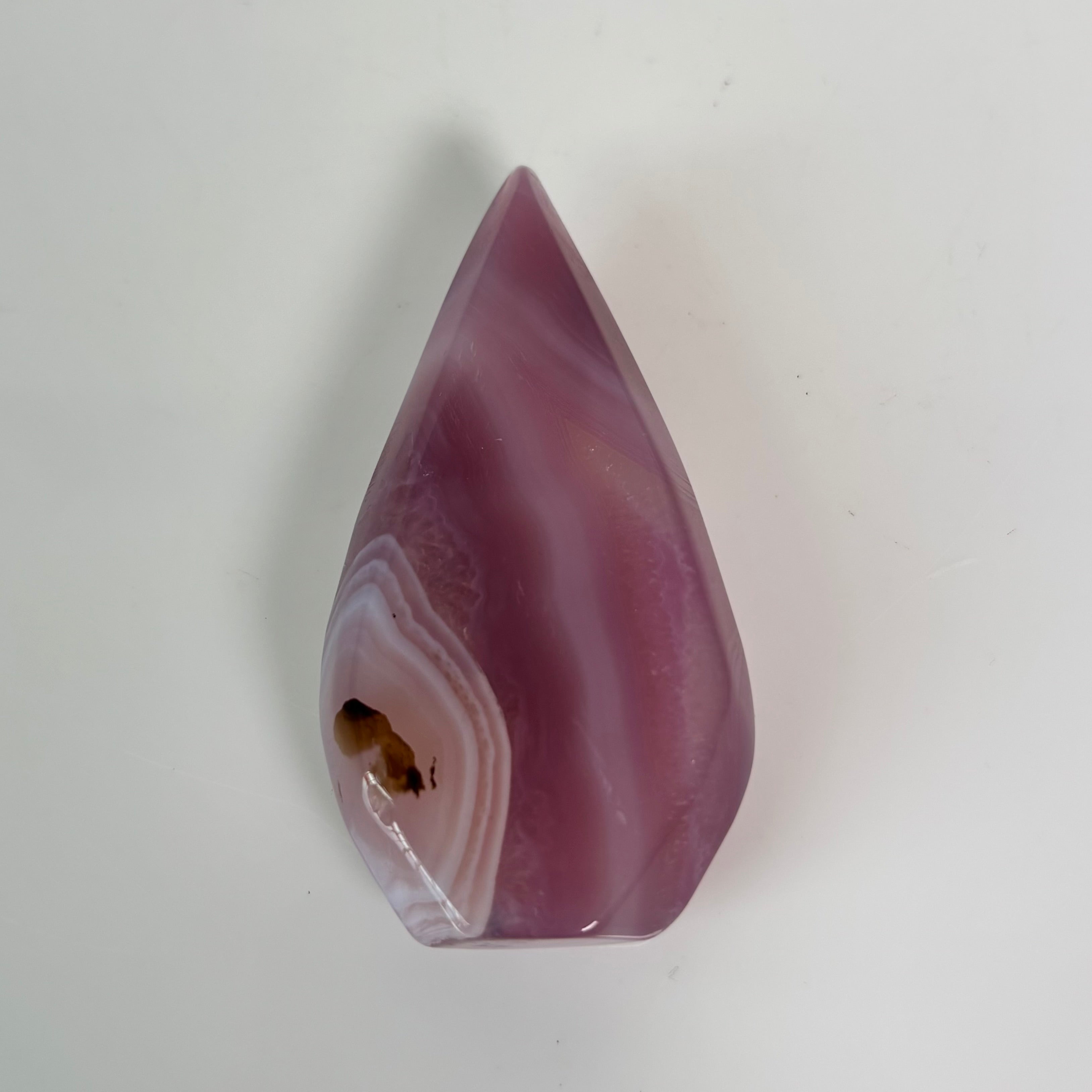 Pink jelly agate flame