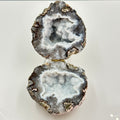 Agate geode ring box
