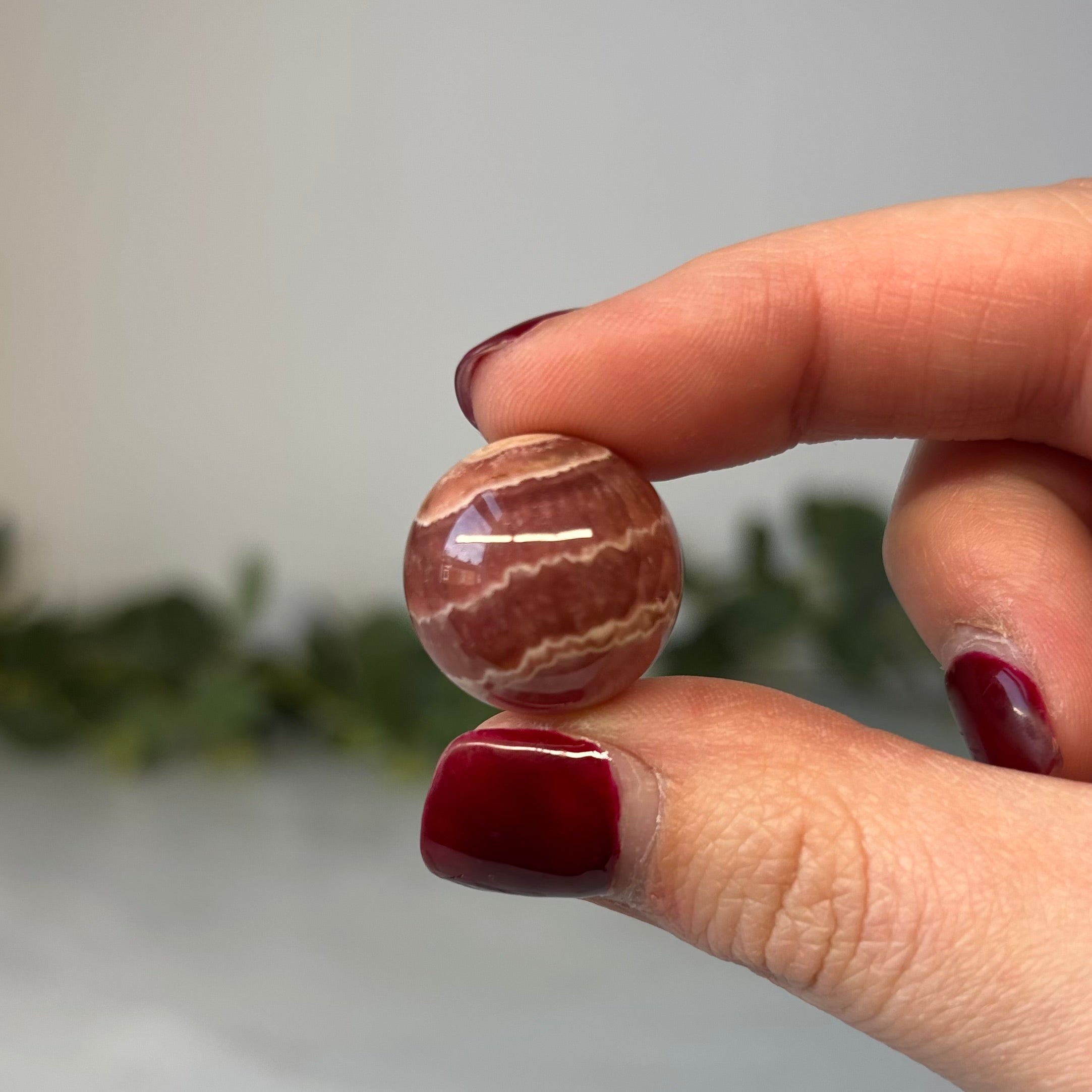 Rhodochrosite sphere