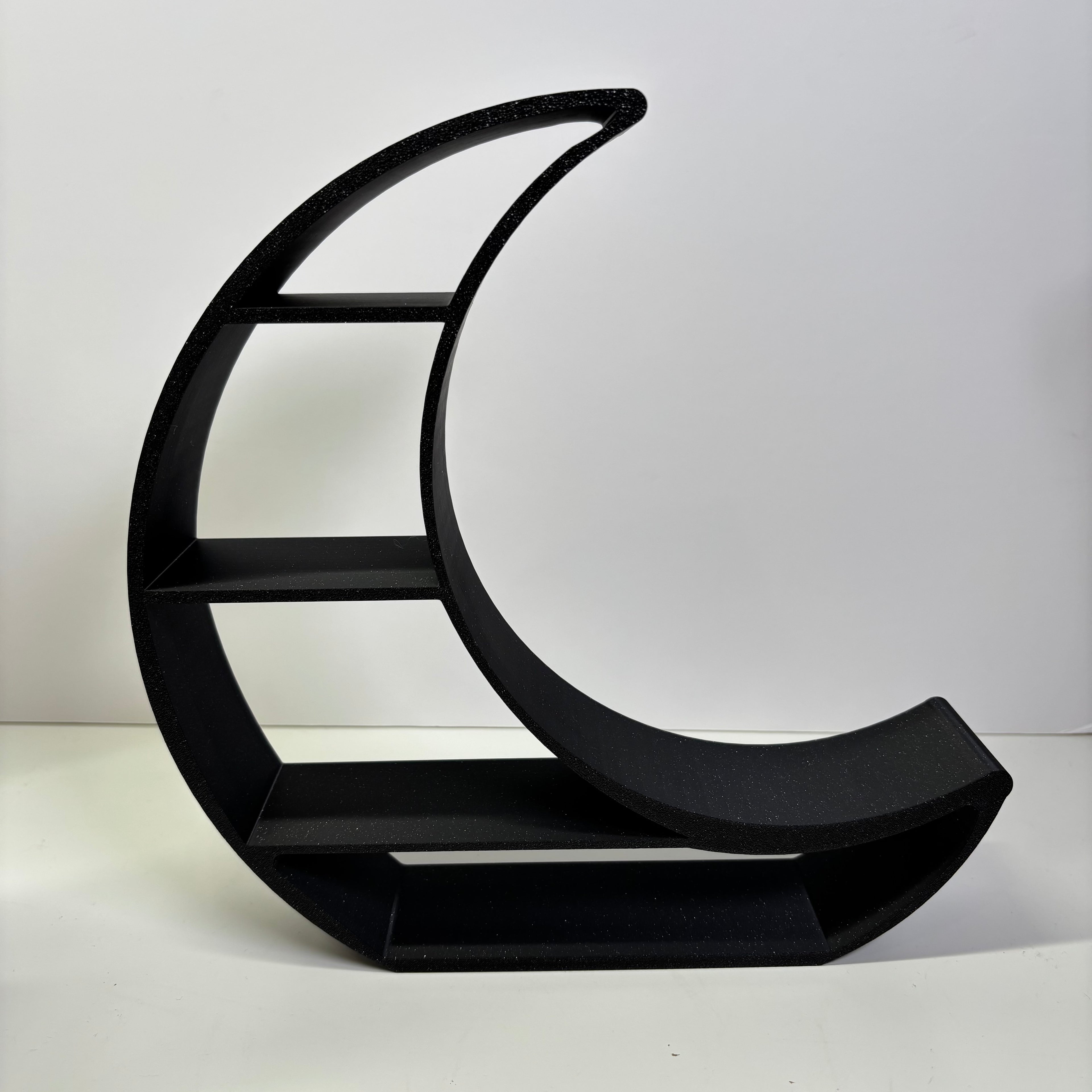 Black galaxy moon shelf